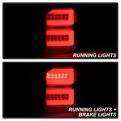 Chrome LED Tail Lights <br>10-14 Toyota 4Runner