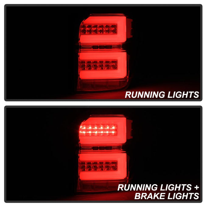 Chrome LED Tail Lights <br>10-14 Toyota 4Runner