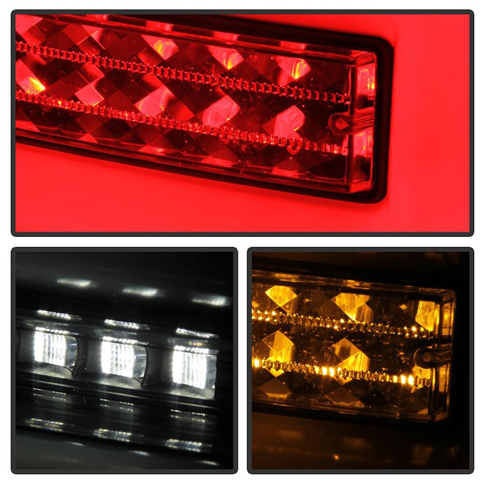 Black LED Tail Lights <br>10-14 Toyota 4Runner
