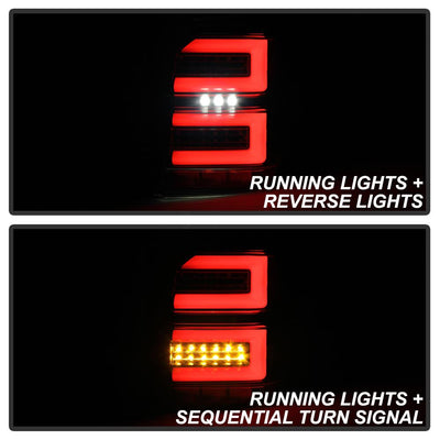 Black LED Tail Lights <br>10-14 Toyota 4Runner
