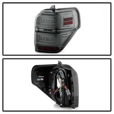 Smoke LED Tail Lights <br>10-14 Toyota 4Runner
