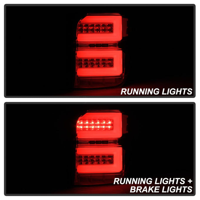 Smoke LED Tail Lights <br>10-14 Toyota 4Runner
