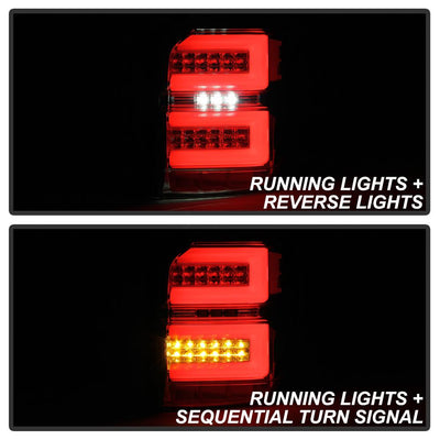 Smoke LED Tail Lights <br>10-14 Toyota 4Runner