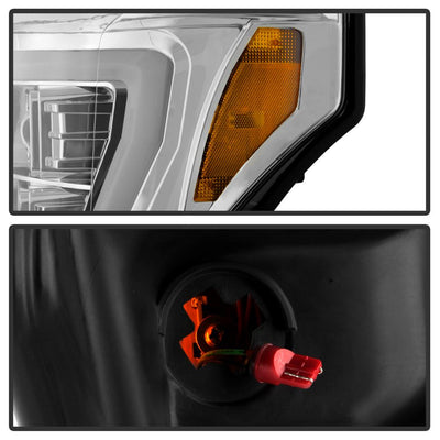 Version 2 Chrome High Power LED Module ( Low Beam ) Equipped Headlights <br>11-16 Ford F-250 F-350 F-450 Super Duty