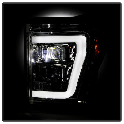 Version 2 Chrome High Power LED Module ( Low Beam ) Equipped Headlights <br>11-16 Ford F-250 F-350 F-450 Super Duty