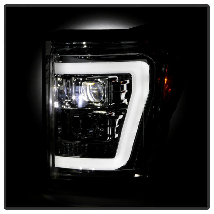 Version 2 Chrome High Power LED Module ( Low Beam ) Equipped Headlights <br>11-16 Ford F-250 F-350 F-450 Super Duty