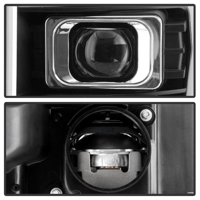 Version 2 Black High Power LED Module ( Low Beam ) Equipped Headlights <br>11-16 Ford F-250 F-350 F-450 Super Duty