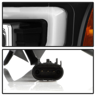Version 2 Black High Power LED Module ( Low Beam ) Equipped Headlights <br>11-16 Ford F-250 F-350 F-450 Super Duty