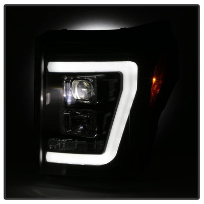 Version 2 Black High Power LED Module ( Low Beam ) Equipped Headlights <br>11-16 Ford F-250 F-350 F-450 Super Duty