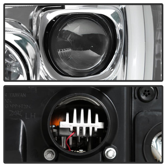 Chrome Projector Headlights <br>05-07 Ford F350-F550 Super Duty F-250 F-350