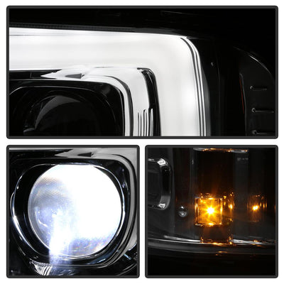 Chrome Projector Headlights <br>05-07 Ford F350-F550 Super Duty F-250 F-350