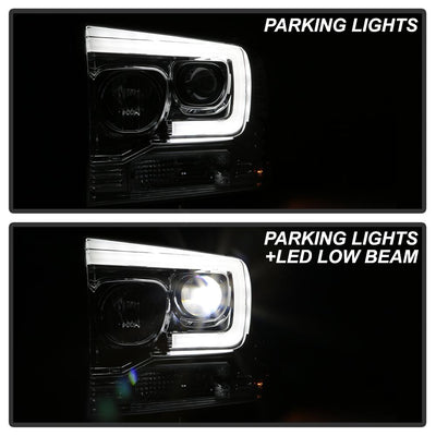 Chrome Projector Headlights <br>05-07 Ford F350-F550 Super Duty F-250 F-350