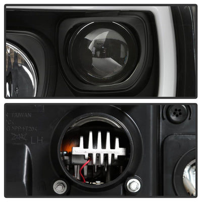 Black Projector Headlights <br>05-07 Ford F350-F550 Super Duty F-250 F-350
