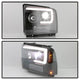 Black Projector Headlights <br>05-07 Ford F350-F550 Super Duty F-250 F-350