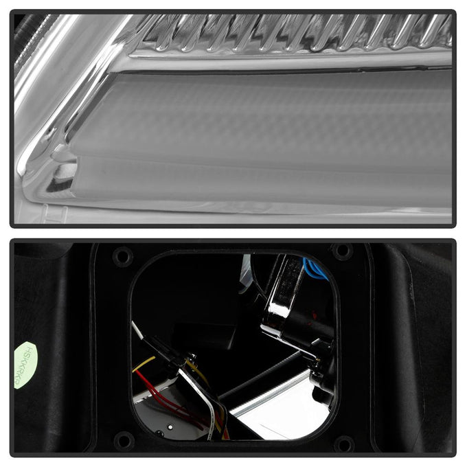 Sequential LED Turn Signal Chrome Projector Headlights <br>05-13 Chevrolet Corvette