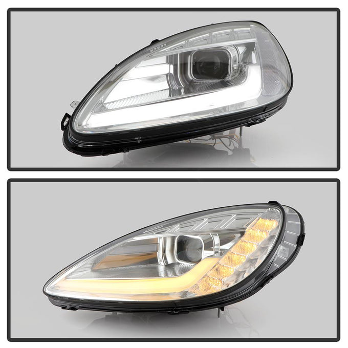 Sequential LED Turn Signal Chrome Projector Headlights <br>05-13 Chevrolet Corvette