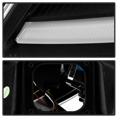 Sequential LED Turn Signal Black Projector Headlights <br>05-13 Chevrolet Corvette