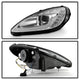 Chrome High Power LED Module (High Beam And Low Beam) Equipped Headlights <br>05-13 Chevrolet Corvette
