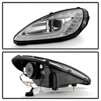 Chrome High Power LED Module (High Beam And Low Beam) Equipped Headlights <br>05-13 Chevrolet Corvette