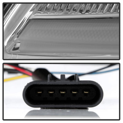 Chrome High Power LED Module (High Beam And Low Beam) Equipped Headlights <br>05-13 Chevrolet Corvette