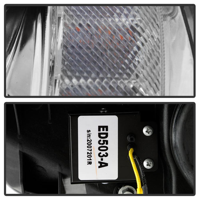 Chrome High Power LED Module (High Beam And Low Beam) Equipped Headlights <br>05-13 Chevrolet Corvette