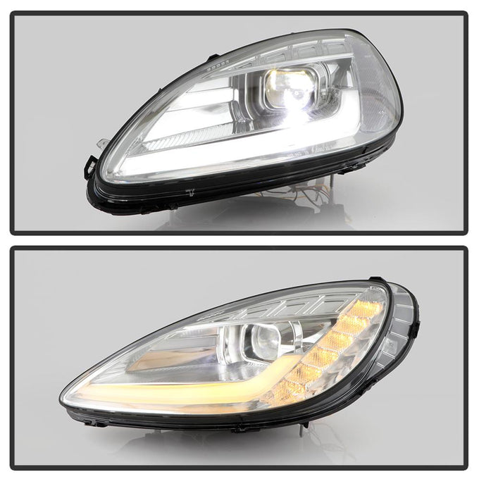 Chrome High Power LED Module (High Beam And Low Beam) Equipped Headlights <br>05-13 Chevrolet Corvette