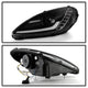 Black High Power LED Module (High Beam And Low Beam) Equipped Headlights <br>05-13 Chevrolet Corvette