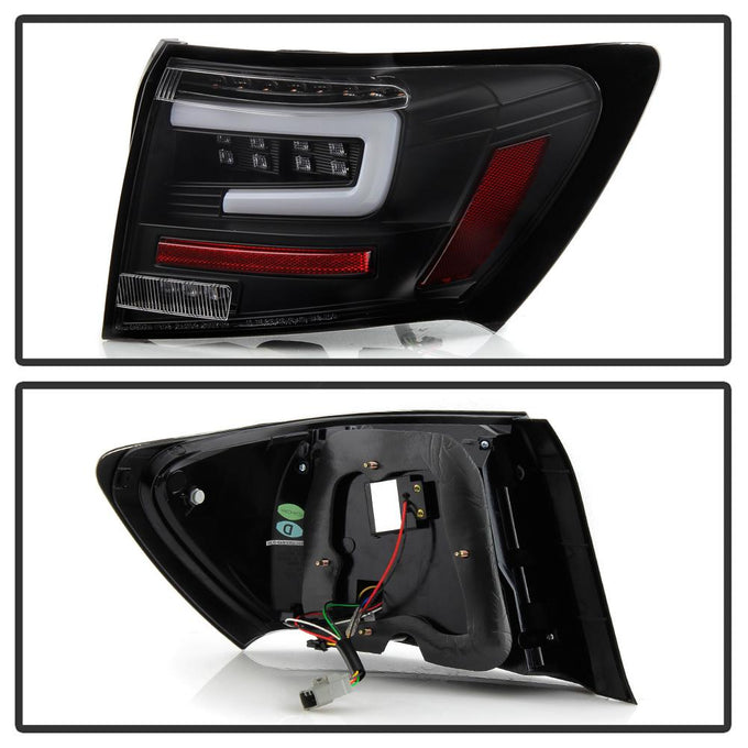 Black LED Tail Lights <br>08-11 Subaru Impreza