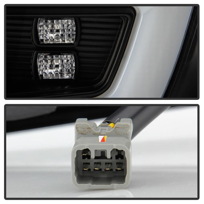 Black LED Tail Lights <br>08-11 Subaru Impreza