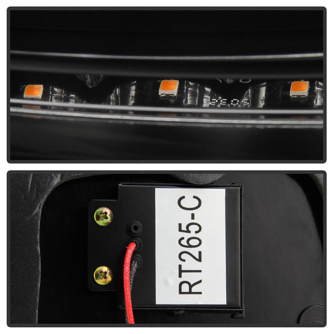 Black LED Tail Lights <br>08-11 Subaru Impreza