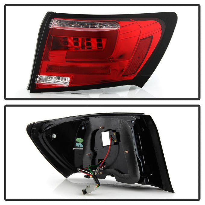 Red Clear LED Tail Lights <br>08-11 Subaru Impreza