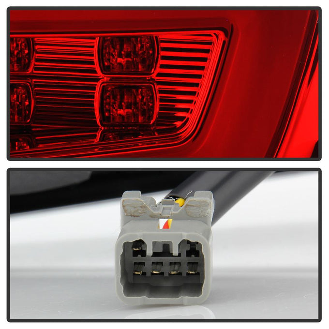 Red Clear LED Tail Lights <br>08-11 Subaru Impreza