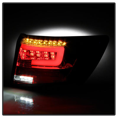 Red Clear LED Tail Lights <br>08-11 Subaru Impreza