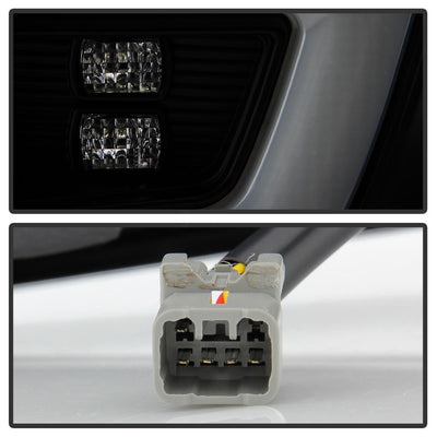 Black Smoke LED Tail Lights <br>08-11 Subaru Impreza