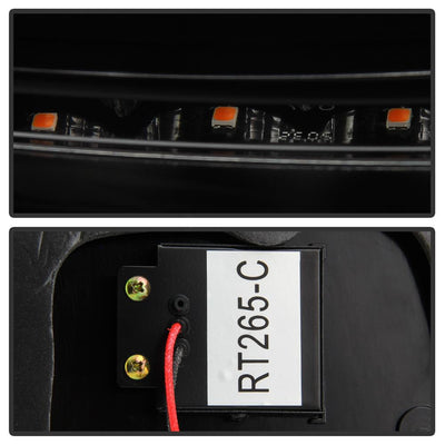 Black Smoke LED Tail Lights <br>08-11 Subaru Impreza