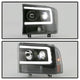 Black High Power LED Module ( Low Beam ) Equipped Headlights <br>99-04 Ford F-250 Super Duty 00-04 Ford Excursion