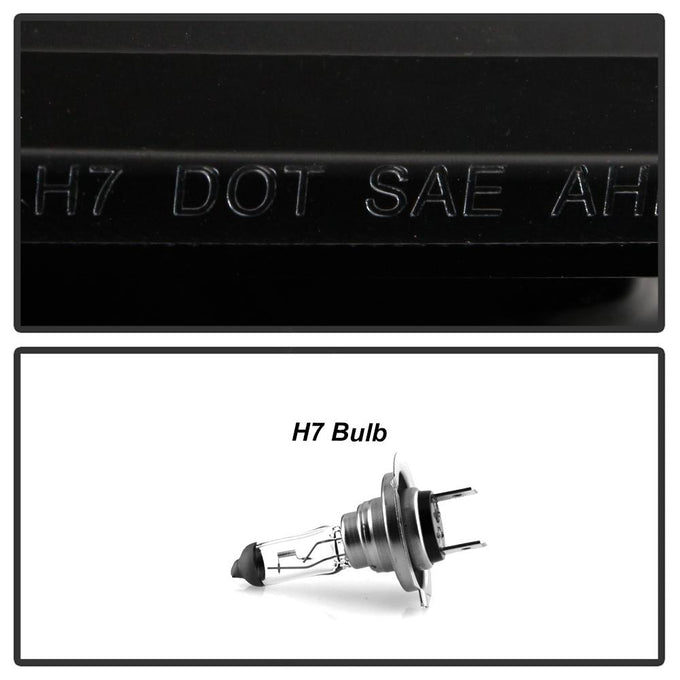 DRL Black Projector Headlights <br>15-20 Subaru WRX