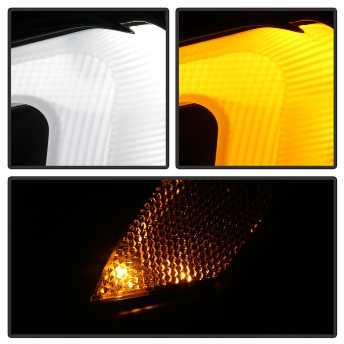 DRL Black Projector Headlights <br>15-20 Subaru WRX