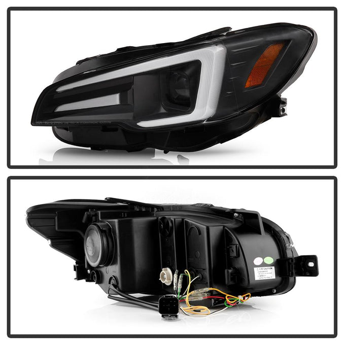 Black High Power LED Module ( Low Beam ) Equipped Headlights <br>15-20 Subaru WRX