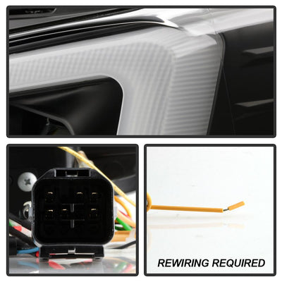 Black High Power LED Module ( Low Beam ) Equipped Headlights <br>15-20 Subaru WRX