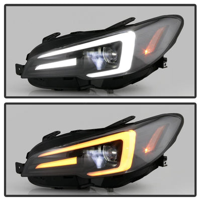 Black High Power LED Module ( Low Beam ) Equipped Headlights <br>15-20 Subaru WRX