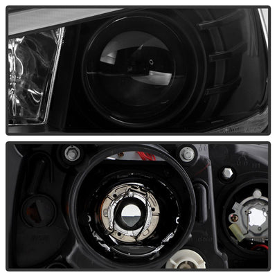 Sequential LED Turn Signal Black Projector Headlights <br>08-17 Mitsubishi Lancer