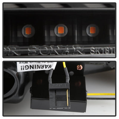 Version 2 Black LED Tail Lights <br>08-14 Mitsubishi Lancer