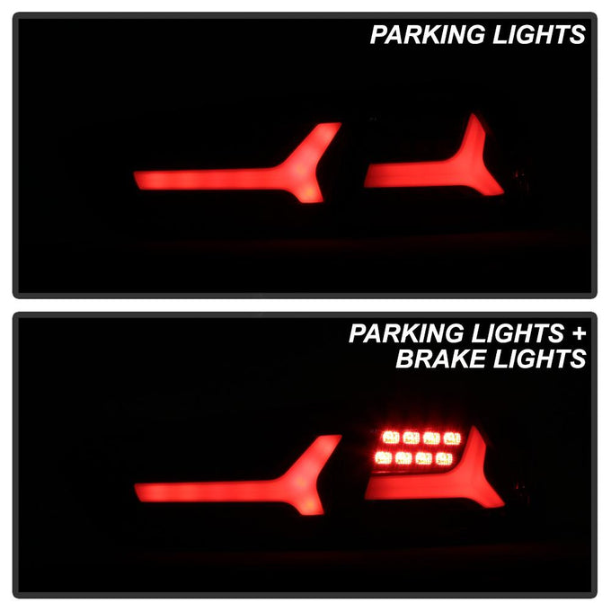 Version 2 Black LED Tail Lights <br>08-14 Mitsubishi Lancer