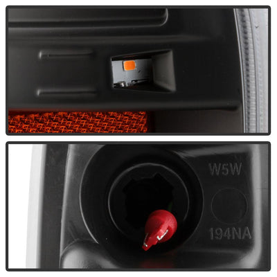 Black High Power LED Module ( Low Beam ) Equipped Headlights <br>04-08 Ford F-150
