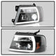 Black High Power LED Module ( Low Beam ) Equipped Headlights <br>04-08 Ford F-150