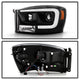 Black High Power LED Module ( Low Beam ) Equipped Headlights <br>06-08 Dodge Ram 1500 06-09 Dodge Ram 2500 Ram 3500