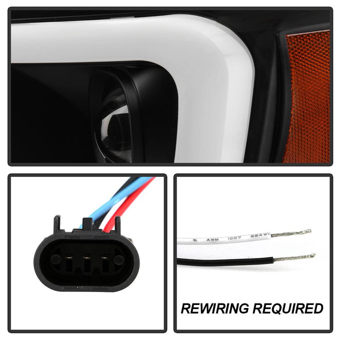 Black High Power LED Module ( Low Beam ) Equipped Headlights <br>06-08 Dodge Ram 1500 06-09 Dodge Ram 2500 Ram 3500