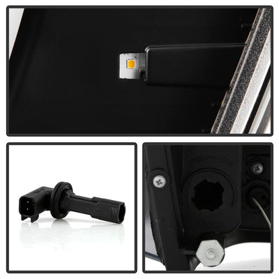Black High Power LED Module ( Low Beam ) Equipped Headlights <br>06-08 Dodge Ram 1500 06-09 Dodge Ram 2500 Ram 3500