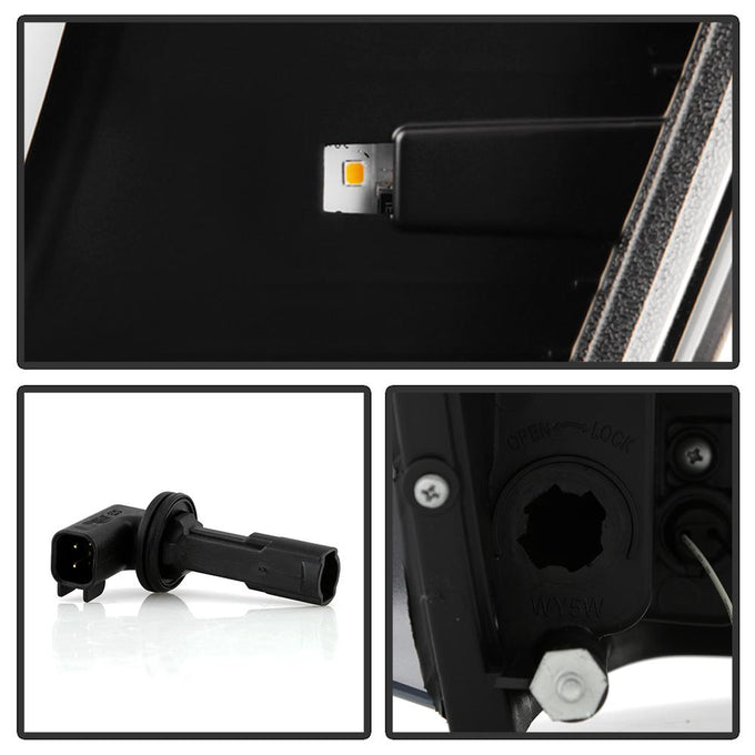 Black High Power LED Module ( Low Beam ) Equipped Headlights <br>06-08 Dodge Ram 1500 06-09 Dodge Ram 2500 Ram 3500